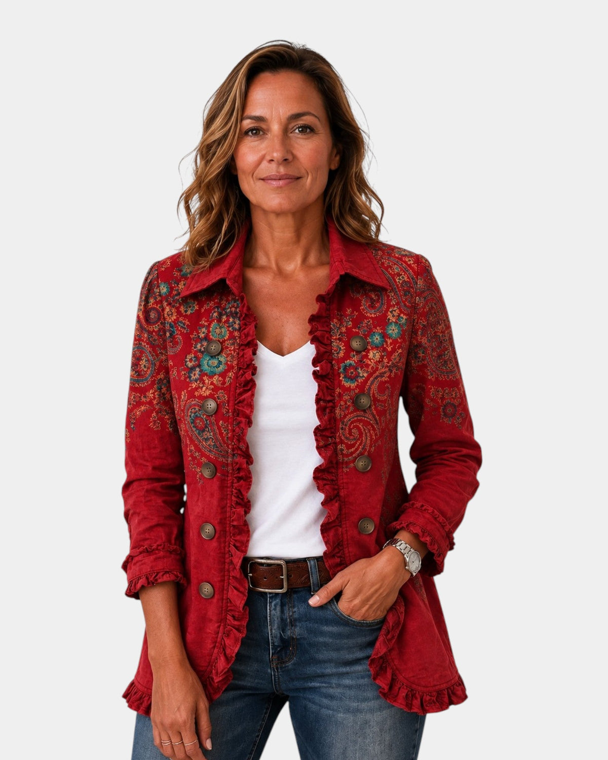 Immaculate | Jacket with Ruffles