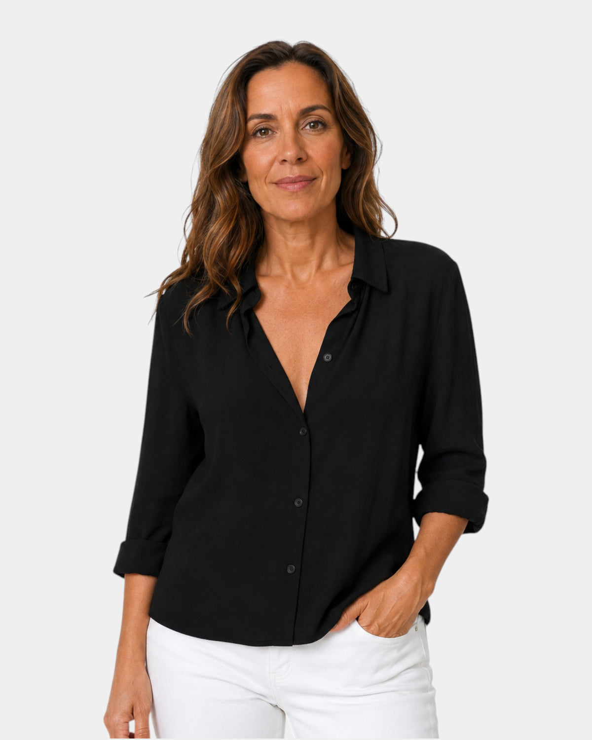 Valeria | Classic Button Blouse
