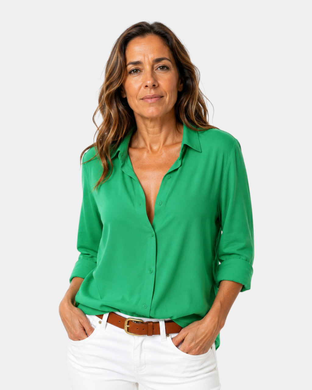 Valeria | Classic Button Blouse