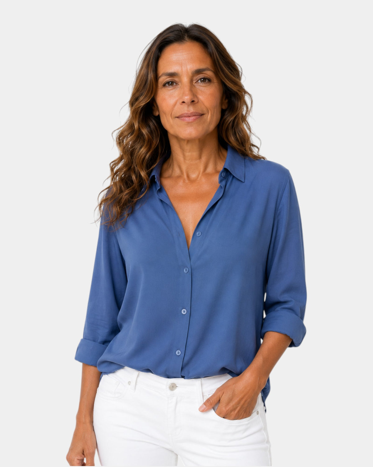 Valeria | Classic Button Blouse