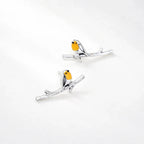 Flora | Cartoon Bird Earrings