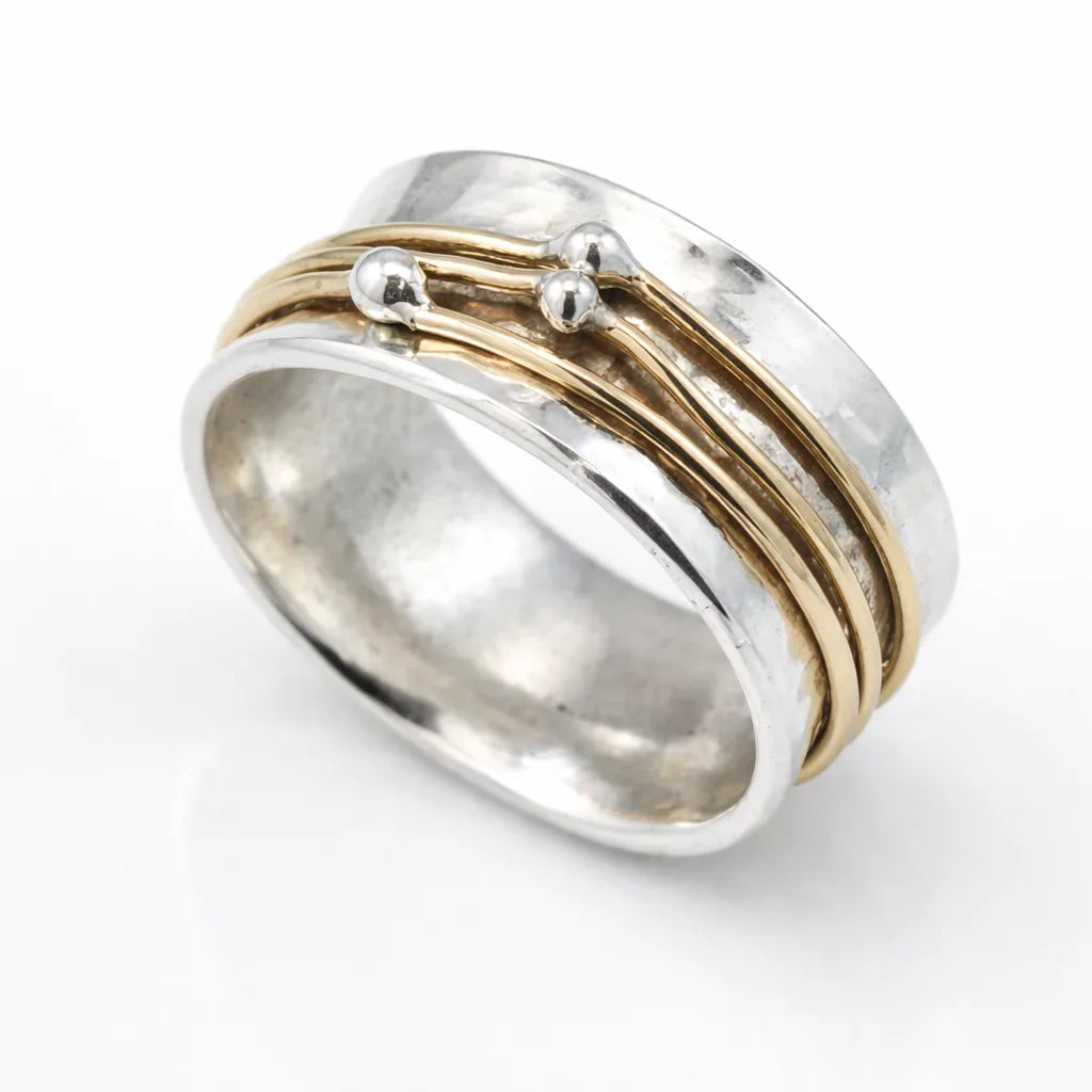 Shine | vintage gold-plated silver ring