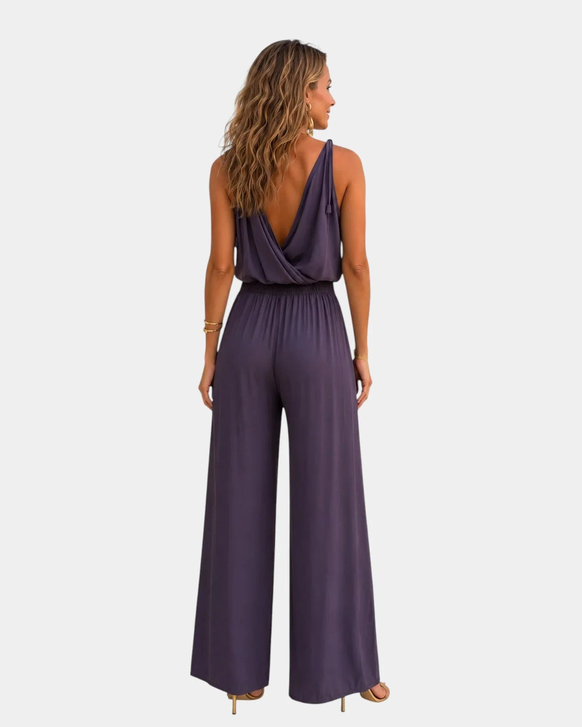 Elire | Jumpsuit with Golden Details