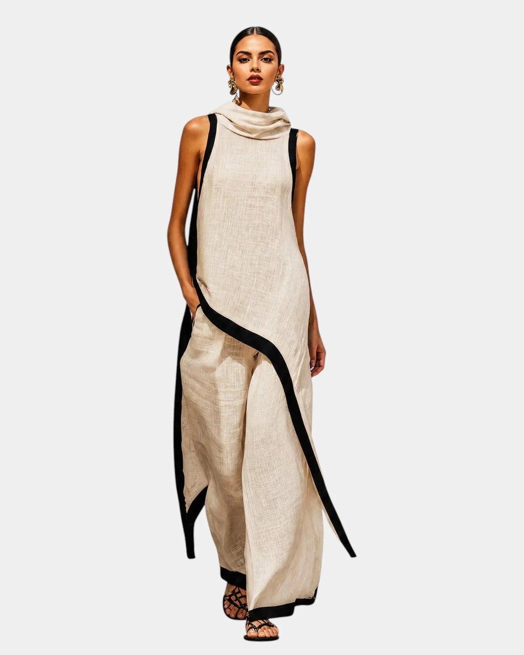 Nicaise | Elegant two-piece pants and blouse set