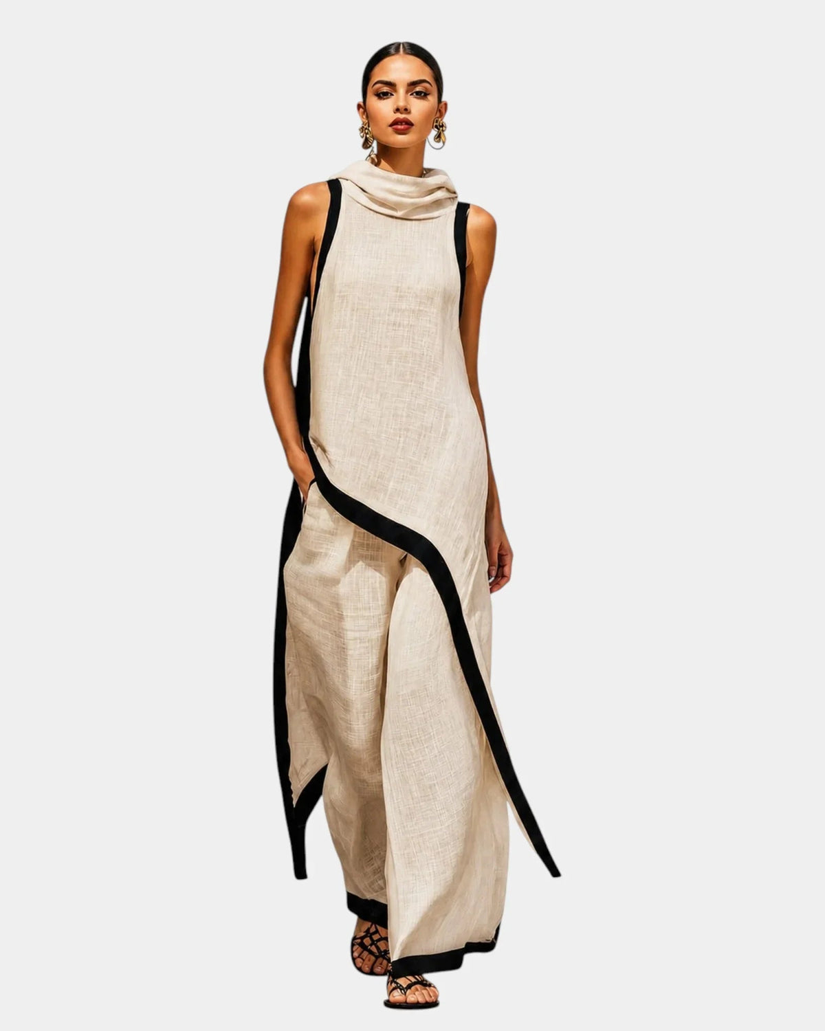Nicaise | Elegant two-piece pants and blouse set