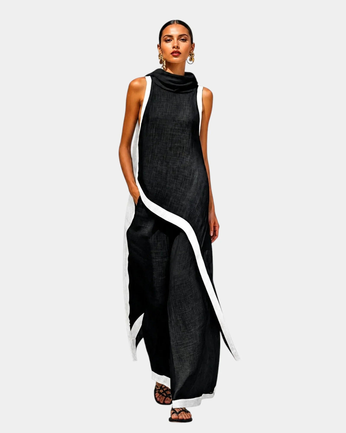 Nicaise | Elegant two-piece pants and blouse set