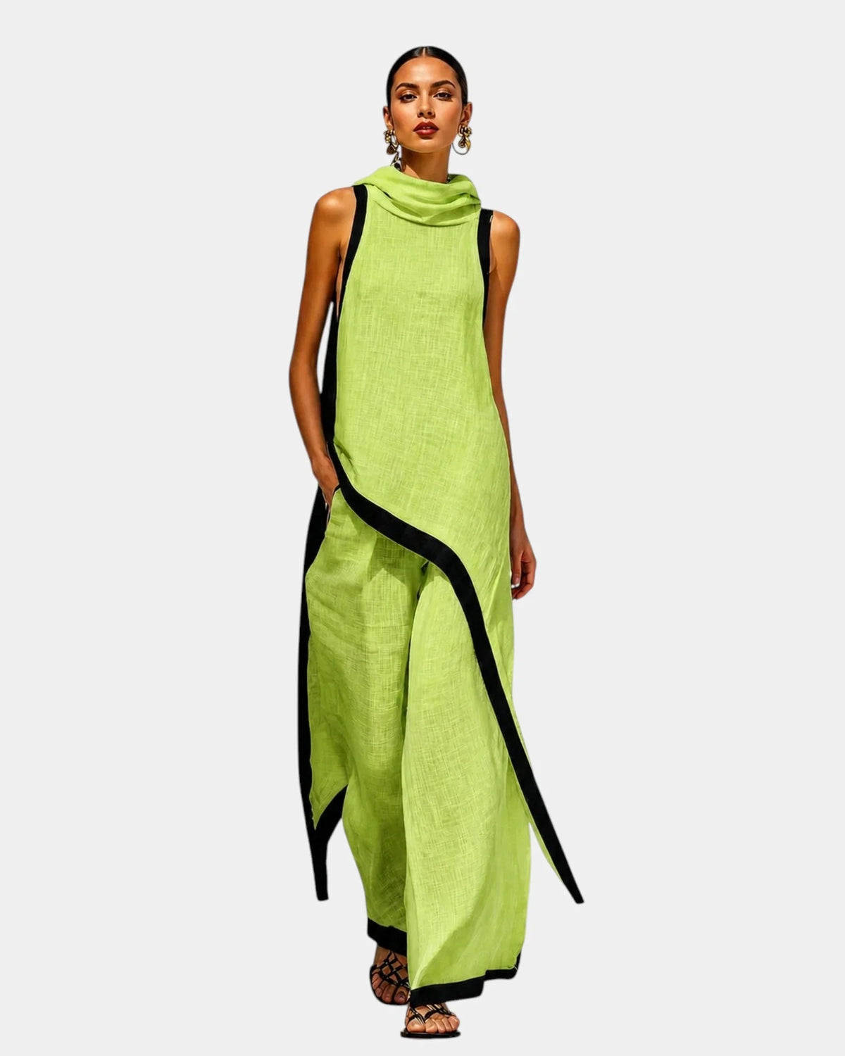 Nicaise | Elegant two-piece pants and blouse set