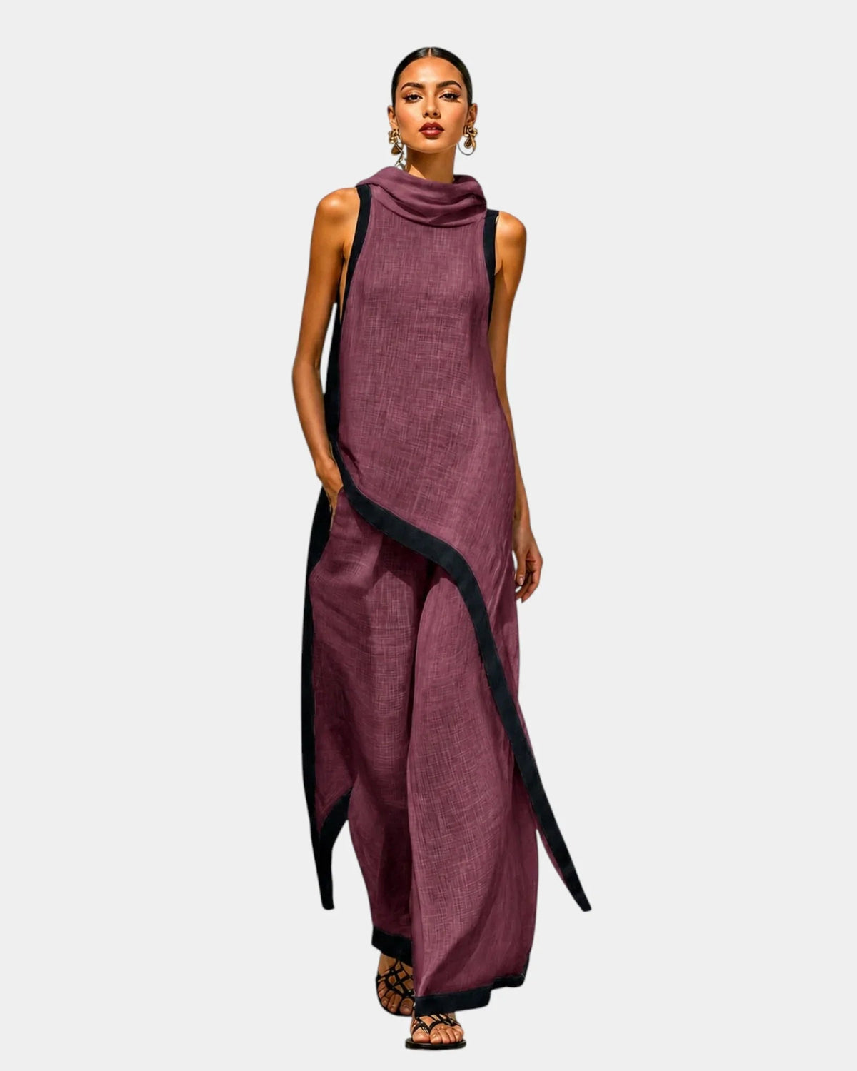 Nicaise | Elegant two-piece pants and blouse set