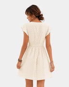 Hava | Short Dress with V-Neck