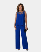 Adalie | Matching Pants, Blouse, and Coat Set