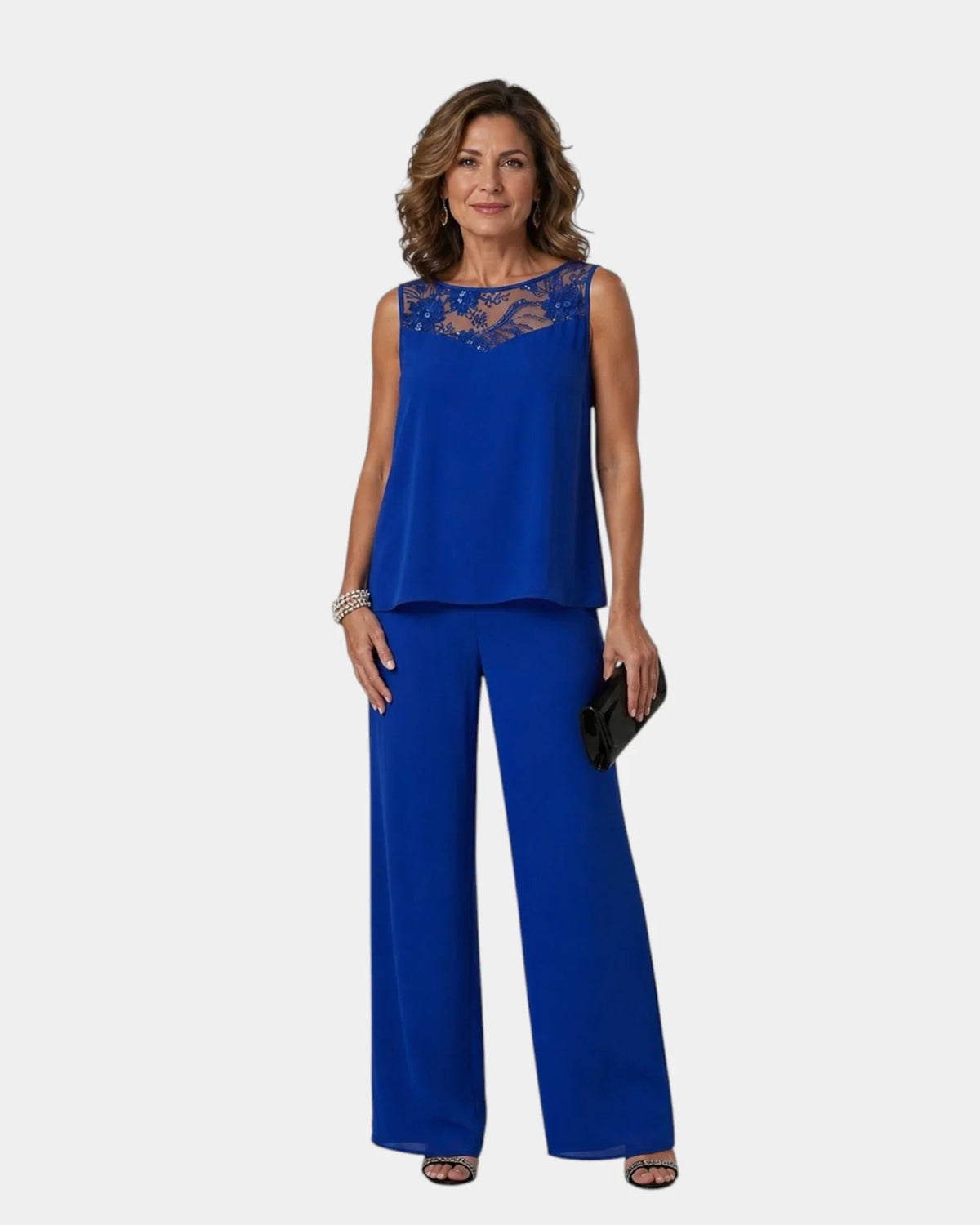 Adalie | Matching Pants, Blouse, and Coat Set