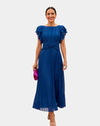 Wiam | Elegant Pleated Maxi Dress