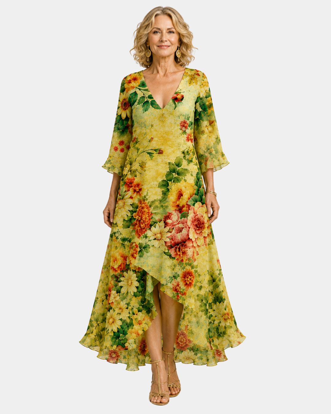 Célinie | Light Floral Dress