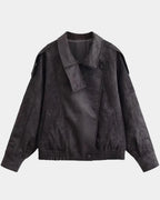Aurézia | Oversized Synthetic Suede Jacket