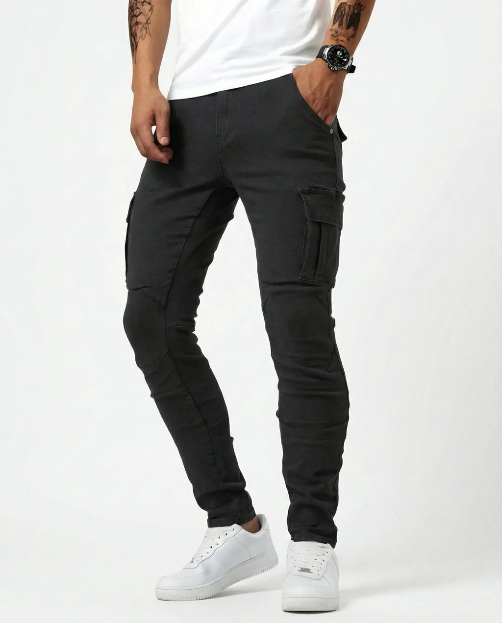 Jean | Elastic Cargo Pants
