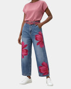 Chérine | Elegant Floral Pants
