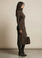 Sara | Midi Velvet Dress