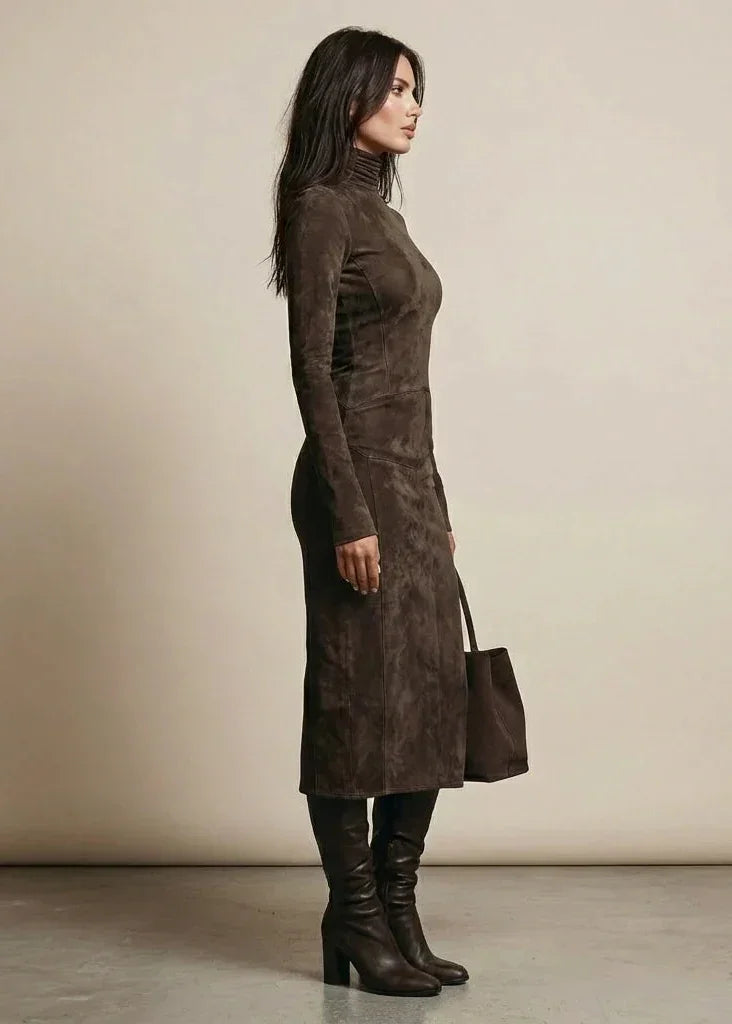 Sara | Midi Velvet Dress