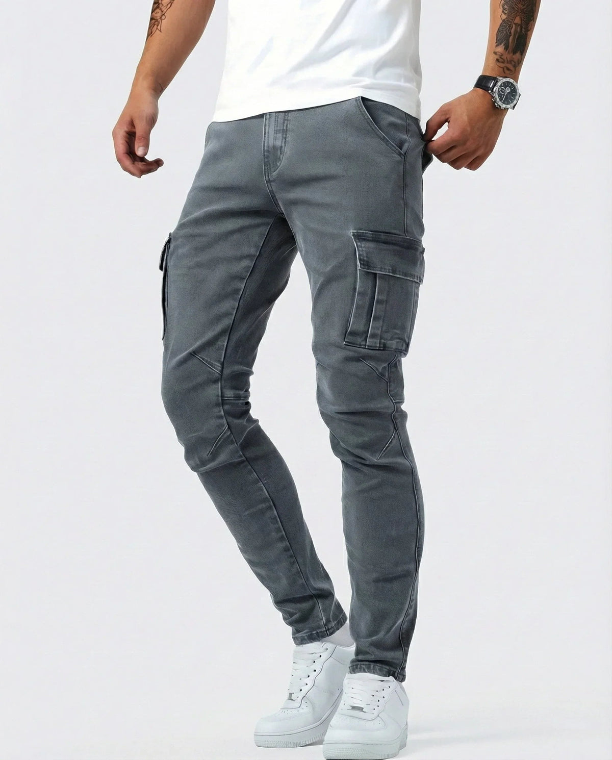 Jean | Elastic Cargo Pants