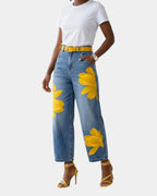 Chérine | Elegant Floral Pants