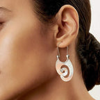 Thaïs | Irregular Vintage Silver Earrings