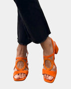 Guillelmine | Square-Toe Sandals with Rounded Cut