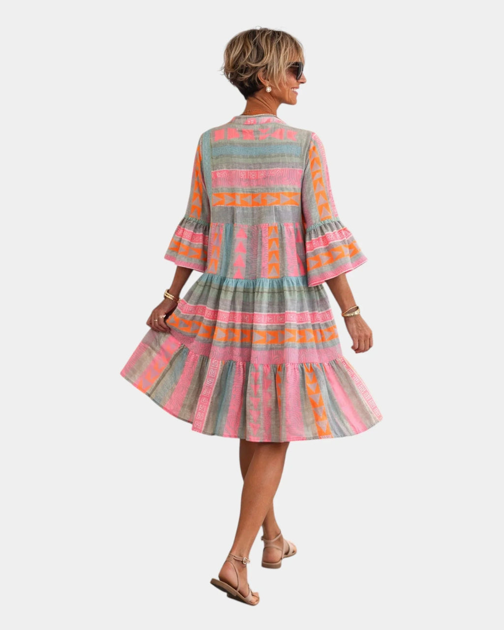 Amicie | Printed Midi Dress