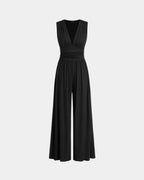 Sultana | Chic Sleeveless Wide-Leg Jumpsuit
