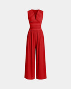 Sultana | Chic Sleeveless Wide-Leg Jumpsuit