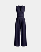 Sultana | Chic Sleeveless Wide-Leg Jumpsuit