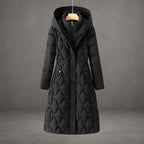Briseida | Long down coat with hood