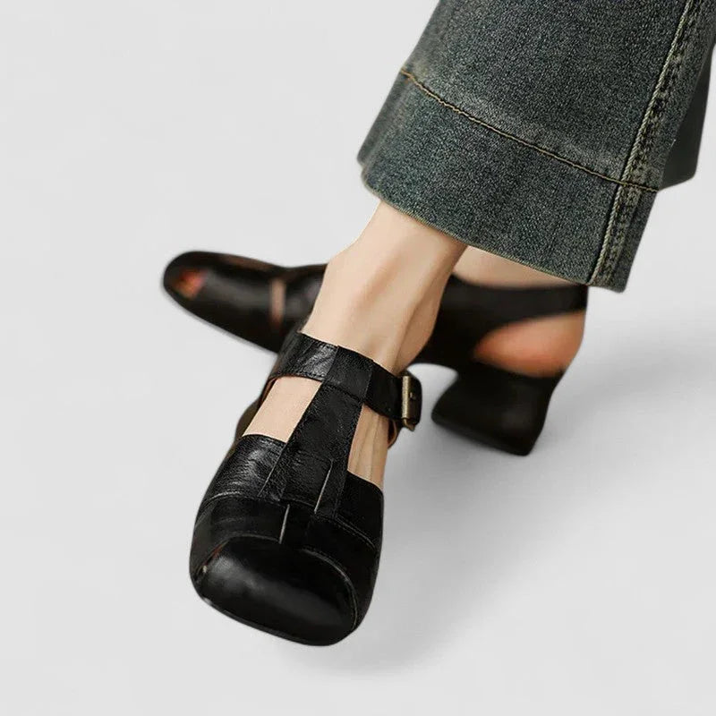 Mathilde | Leather Mary Jane Orthopedic Shoes
