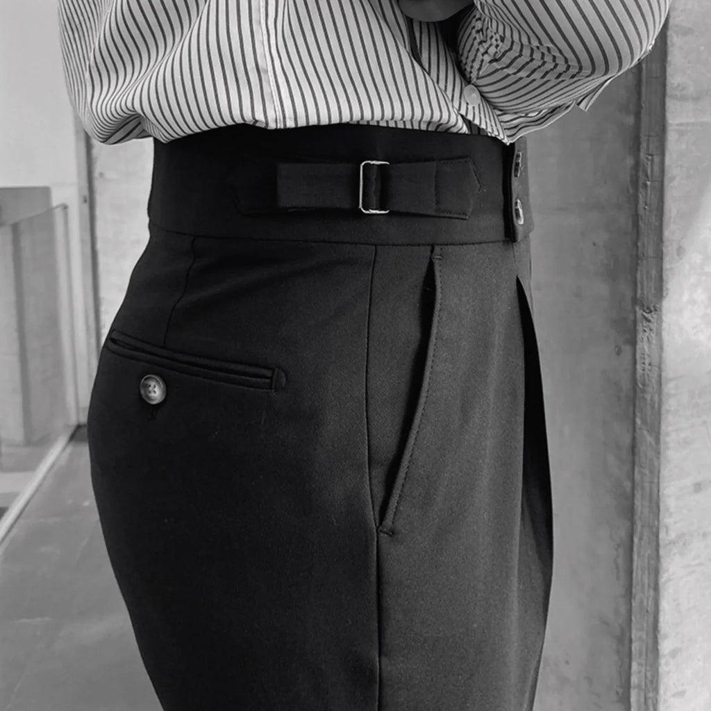 Edward | Elegant High-Waisted Pants