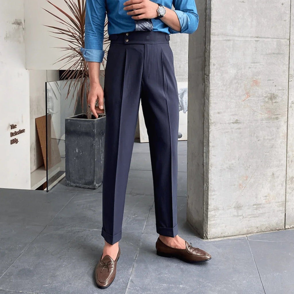 Edward | Elegant High-Waisted Pants