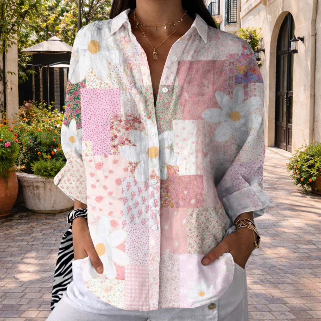 Fanny | Patchwork Daisy Blouse