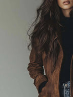 Sienna | Elegant Suede Trench