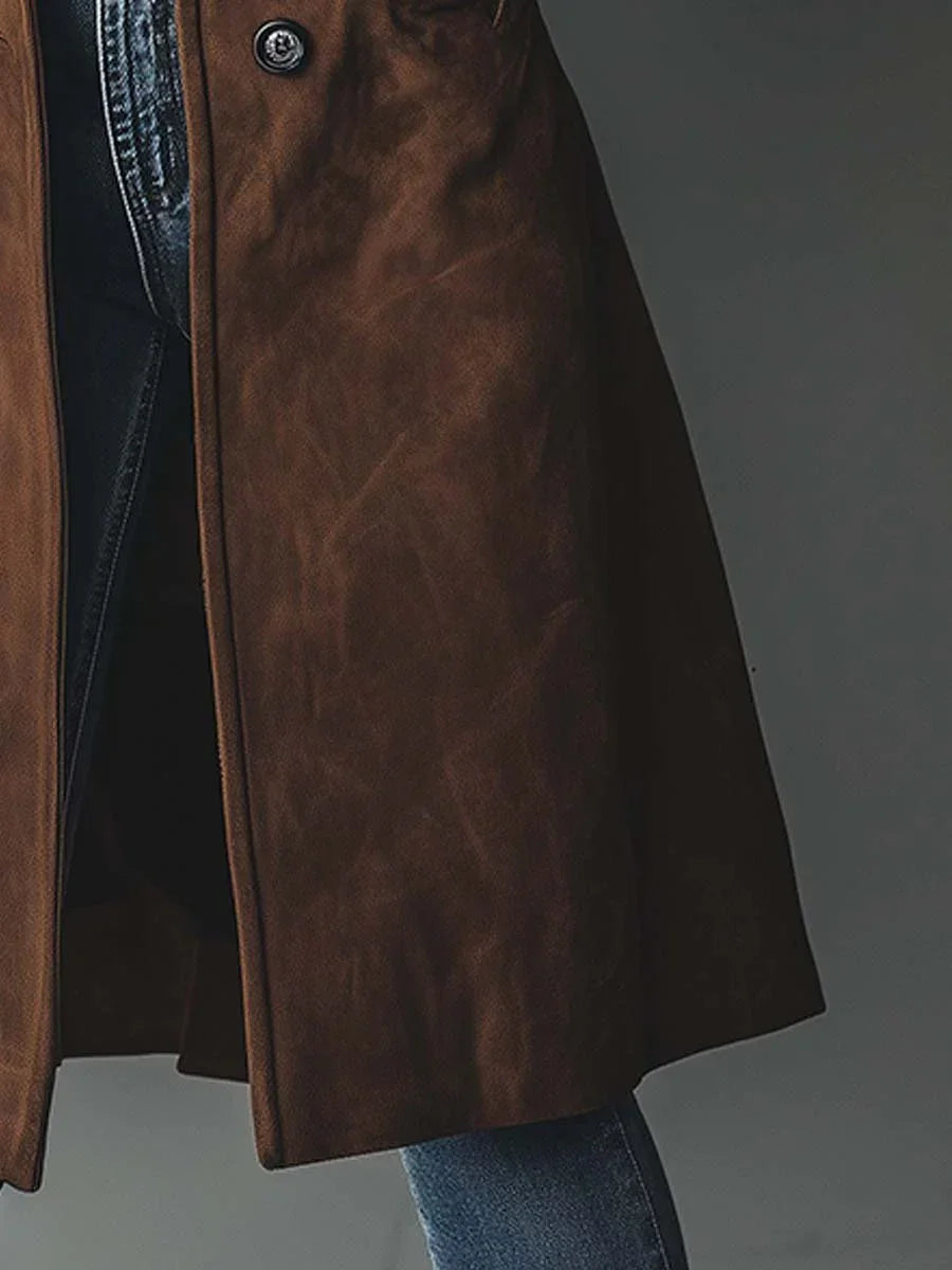 Sienna | Elegant Suede Trench