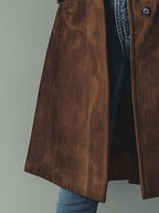 Sienna | Elegant Suede Trench