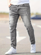 Alex | Trendy Ripped Slim Jeans
