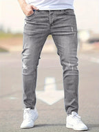 Alex | Trendy Ripped Slim Jeans