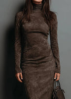 Sara | Midi Velvet Dress