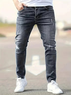 Alex | Trendy Ripped Slim Jeans