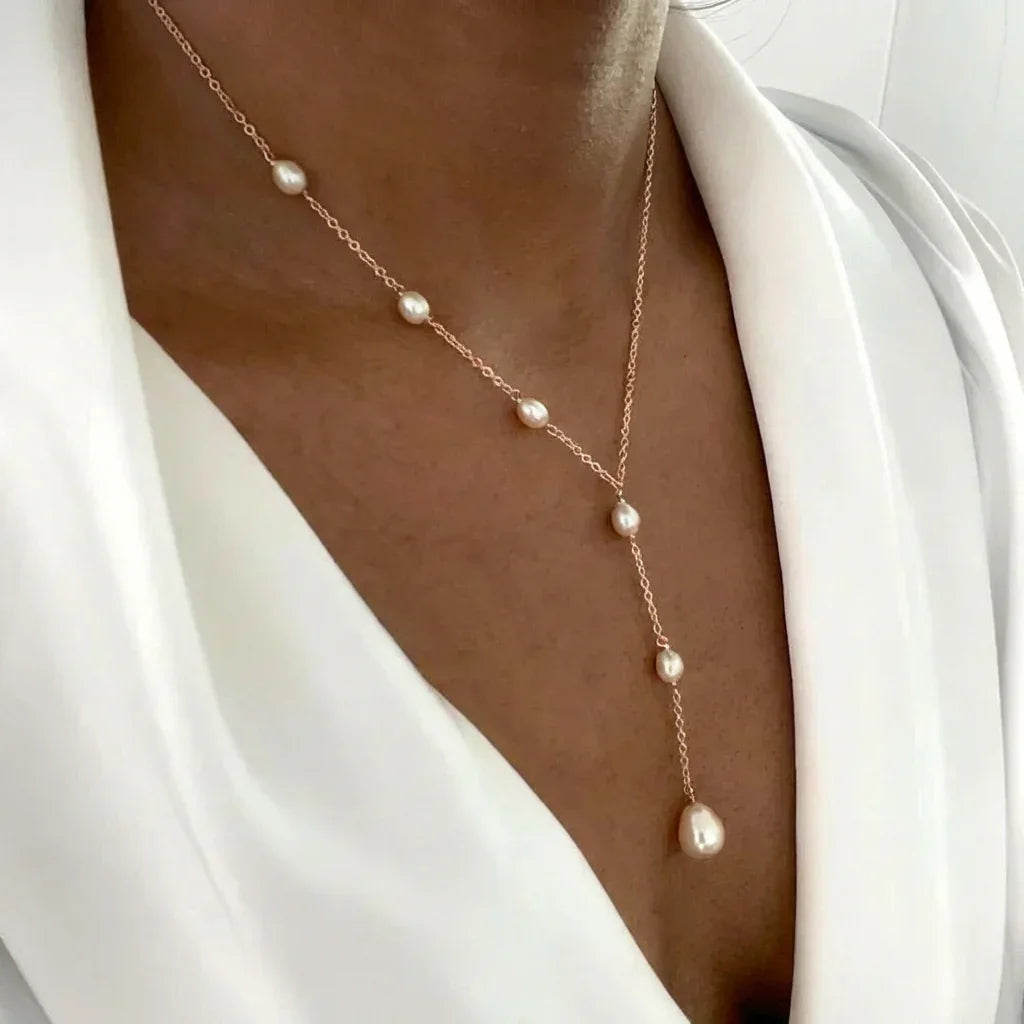 Zoé | Vintage necklace with pearls