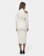 Fernande | Long Draped Maxi Dress