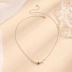 Émilie | Emerald Necklace