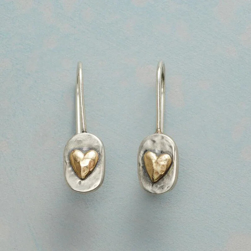 Brigitte | Silver and Gold Earrings