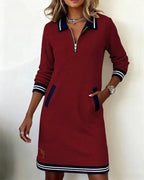 Sophie | Elegant Long Cotton Dress