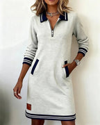 Sophie | Elegant Long Cotton Dress