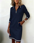 Sophie | Elegant Long Cotton Dress