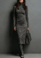 Sara | Midi Velvet Dress